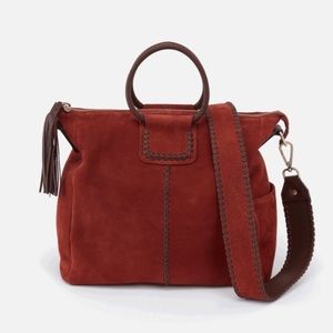 Beautiful Hobo Cinnabar Sheila Nubuck Satchel - New